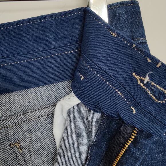 Vintage 80s Sears Womens Sz 8 Super High Rise Relaxed Baggy Mom Jeans Dark Wash - Picture 4 of 9